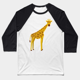 Giraffe - Simple Vector Illustration Baseball T-Shirt